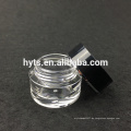 schwarze Farbe Acryl Nagel Gel Mini Glas